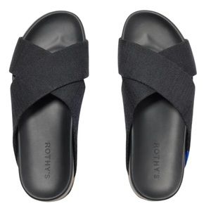 NWT Rothy’s “The Weekend Slide” | Black - NEW in Original Box! (Size 10)